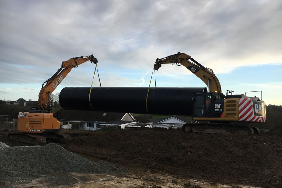 Civil engineering project in Pembrokeshire